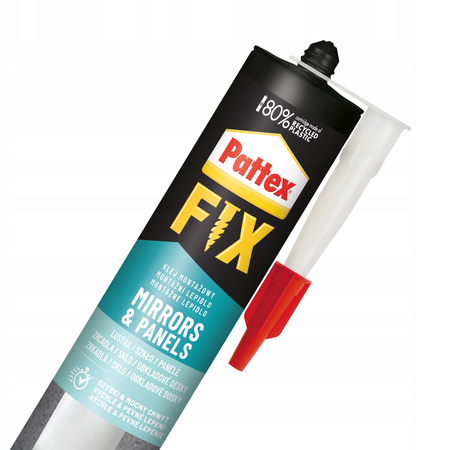 Klej Pattex Fix Mirrors&Panels Biały 440g