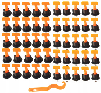 System poziomowania płytek (Zestaw po 50 sztuk)