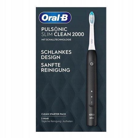Szczoteczka Oral-B Pulsonic Slim Clean 2000 Czarna