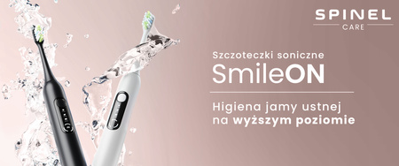 Szczoteczka SpinelCare SmileOn Pink + wykałaczki