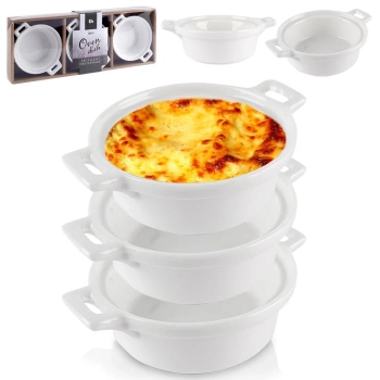 Miseczki do zapiekania 130ml 3szt (okrągłe)