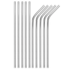 Metalowe słomki SpinelSoda x10 Silver