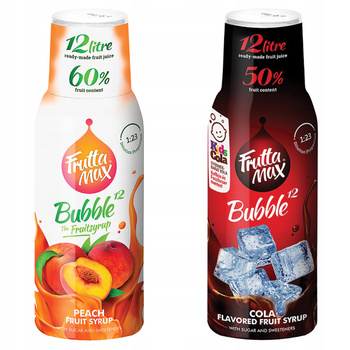 SYROPY FRUTTAMAX BRZOSKWINIA COLA KONCENTRAT 500ML