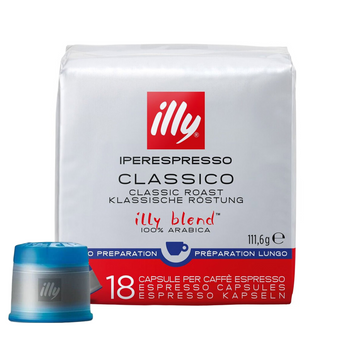 Kapsułki illy Classico Lungo 18 szt