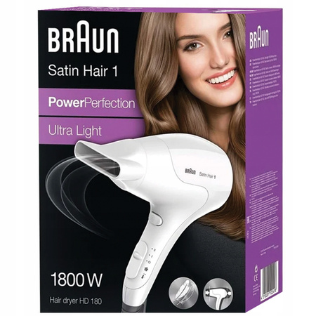 SUSZARKA DO WŁOSÓW BRAUN SATIN HAIR HD180 MASAŻER