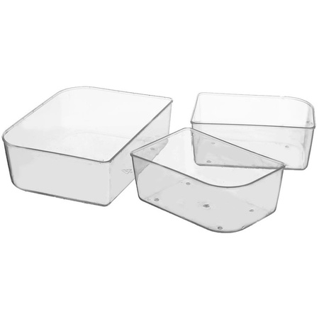 Pojemnik PP z uszczelką 3 sekcje 1l