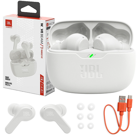 Słuchawki JBL Wave Beam White