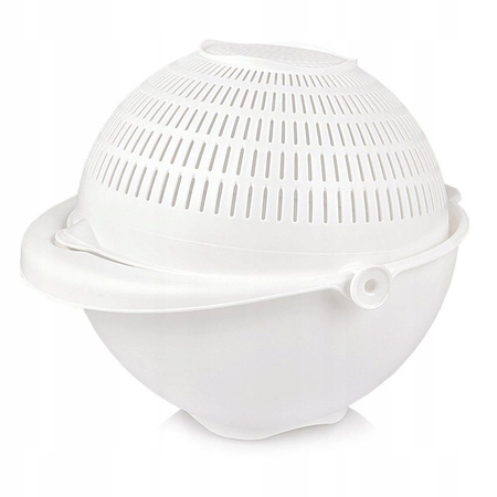 Cedzak obrotowy z miską 25cm