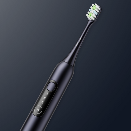 Szczoteczka SpinelCare SmileOn PRO Black + 2 czarne końcówki