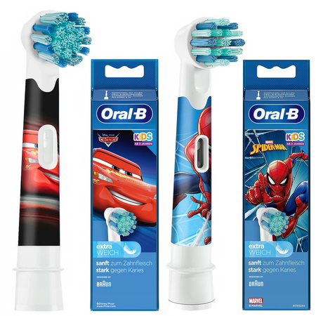 Końcówka Oral-b EB10s Auta+Oral-b EB10s Spiderman