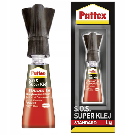 12x PATTEX S.O.S. KLEJ STANDARD BŁYSKAWICZNY 1G