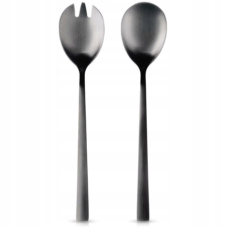 Stalowe łyżki do sałatek 23,5cm 2szt