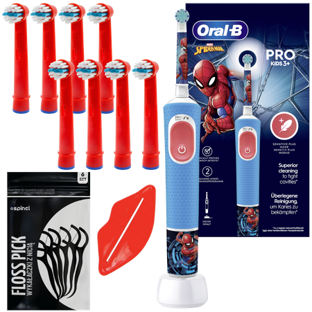 SZCZOTECZKA DO ZĘBÓW ORAL-B VITALITY PRO 103 KIDS SPIDERMAN + DODATKI
