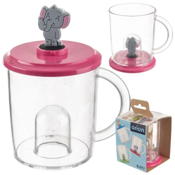 Kubek z figurką dla dziecka 240ml słoń