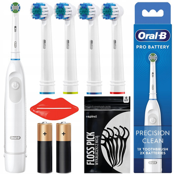 SZCZOTECZKA ELEKTRYCZNA ORAL-B ADVANCE DO ZĘBÓW PRO DB5 NA BATERIE DODATKI