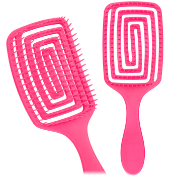 Szczotka do włosów różowa typ 2