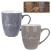 Zestaw kubków porcelanowych HOME 380ml 2szt.