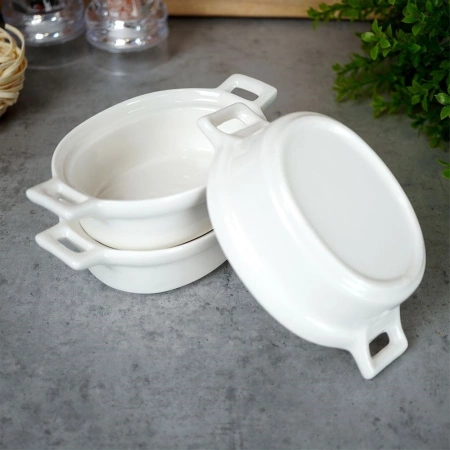 Miseczki do zapiekania  120ml 3szt (owalne)