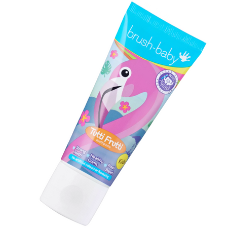 BRUSH-BABY Tutti Frutti 50 ml -pasta do zębów (3+ lat) – OWOCOWA