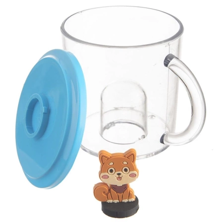 Kubek z figurką dla dziecka 240ml pies
