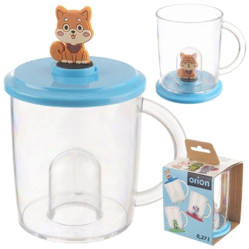 Kubek z figurką dla dziecka 240ml pies