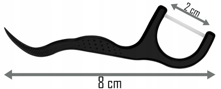 Wykałaczki Spinel Floss Pick 250 szt (5x50)