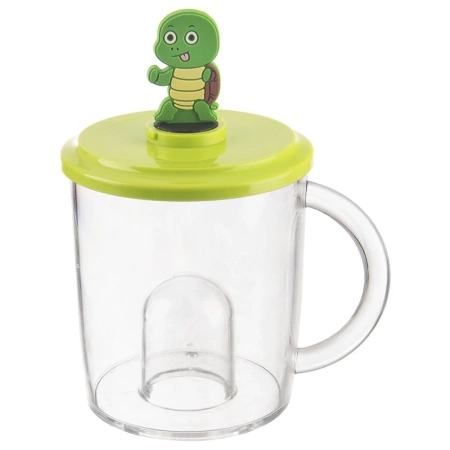 Kubek z figurką dla dziecka 240ml żółw