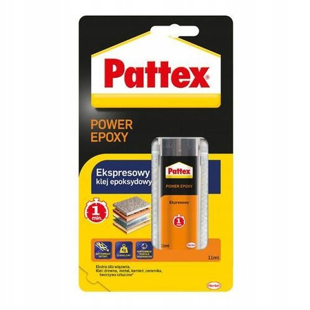 Klej Pattex Power Epoxy Ekspresowy epoksydowy 1 min 11ml