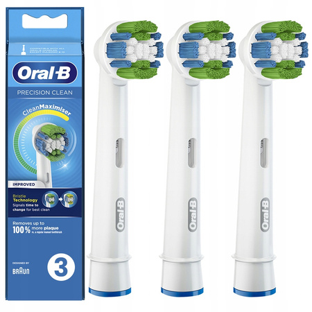 3x Końcówka Oral-B Precision Clean EB20RB Clean Maximizer