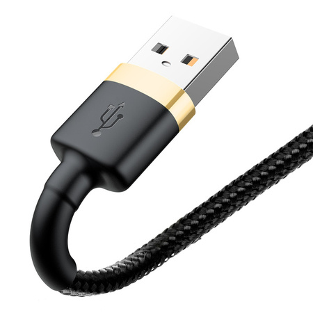 BASEUS Mocny kabel USB - Lightning do iPhone 6 7 8 X 2.4A CALKLF-BV1
