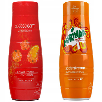 SYROPY SODASTREAM COLA ORANGE MIRINDA