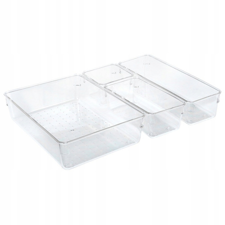 Organizer na kosmetyki do makijażu 4 elementy