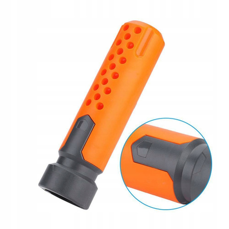 Tłumik długi, pomarańczowy do NERF Modulus