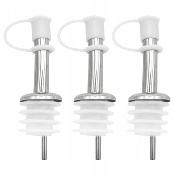 DOZOWNIK NALEWAK BARMAŃSKI DO BUTELEK ZESTAW STAL 3 SZTUKI