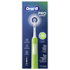 Szczoteczka Oral-b Pro Junior 6+ Zielona + 4x końcówka zamienna Precision Clean SB-17A + etui niebieskie