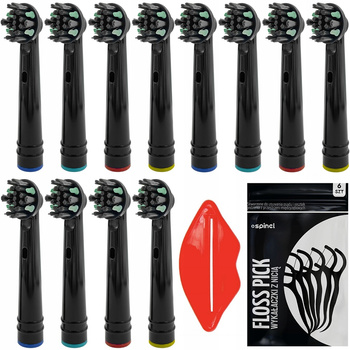 12 KOŃCÓWEK DO SZCZOTECZKI ORAL-B BRAUN PICK CLEAN