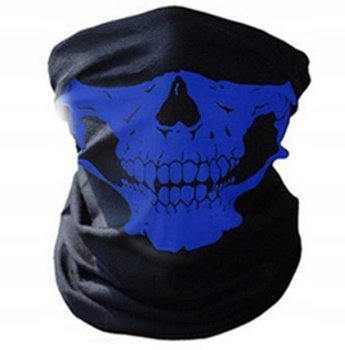Bandana niebieska z czaszką