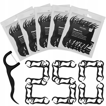 Wykałaczki Spinel Floss Pick 250 szt (5x50)