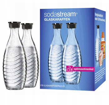 Butelki SodaStream Szklana Karafka 0,6 L Dwupak