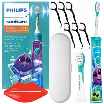 Szczoteczka Soniczna Philips for Kids Hx6322/04 + Etui Podróżne