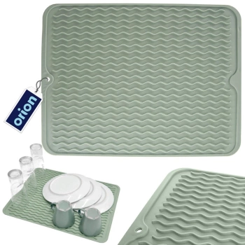 Gumowa mata do suszenia naczyń 40x30,5cm zielona