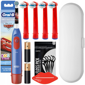 Szczoteczka Do Zębów Oral-B Advance Auta Dla Dzieci + Etui