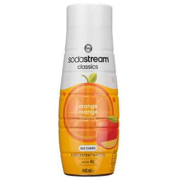 Syrop SodaStream Pomarańcza Mango zero cukru 440 ML