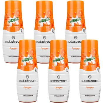 6X SYROP DO SODASTREAM MIRINDA KONCENTRAT DO SATURATORA