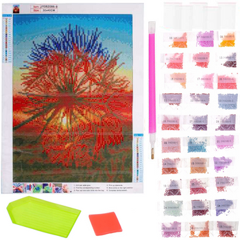 Haft diamentowy mozaika zestaw 5D - dmuchawiec