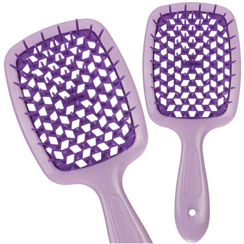 Szczotka do włosów kwadrat fioletowa