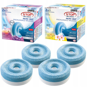 4x POCHŁANIACZ STOP WILGOCI CERESIT AERO WKŁADY