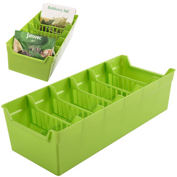 Organizer na torebki z przyprawami zielony