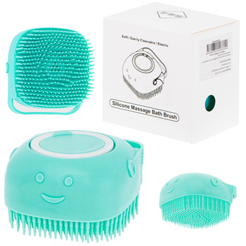 Silikonowa szczotka do mycia psów i kotów