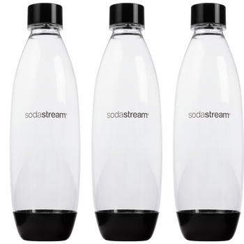 Butelki SodaStream 3x Czarna 1L Fuse